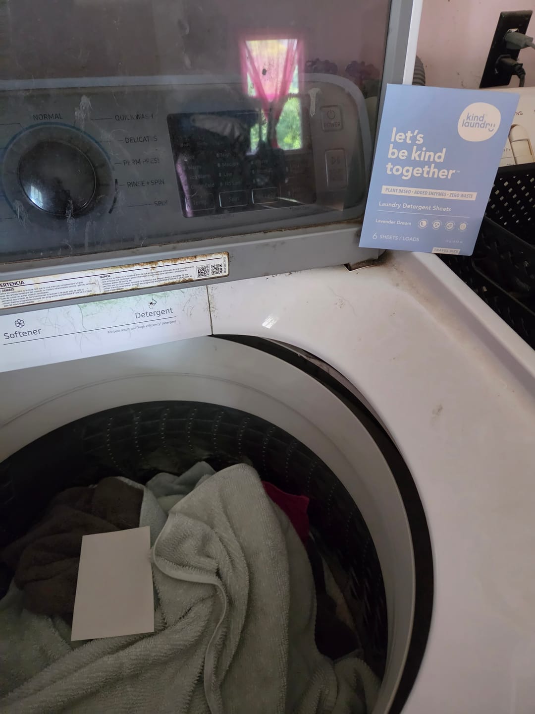 Customer photo review of Scent Discovery - Detergent Sheets