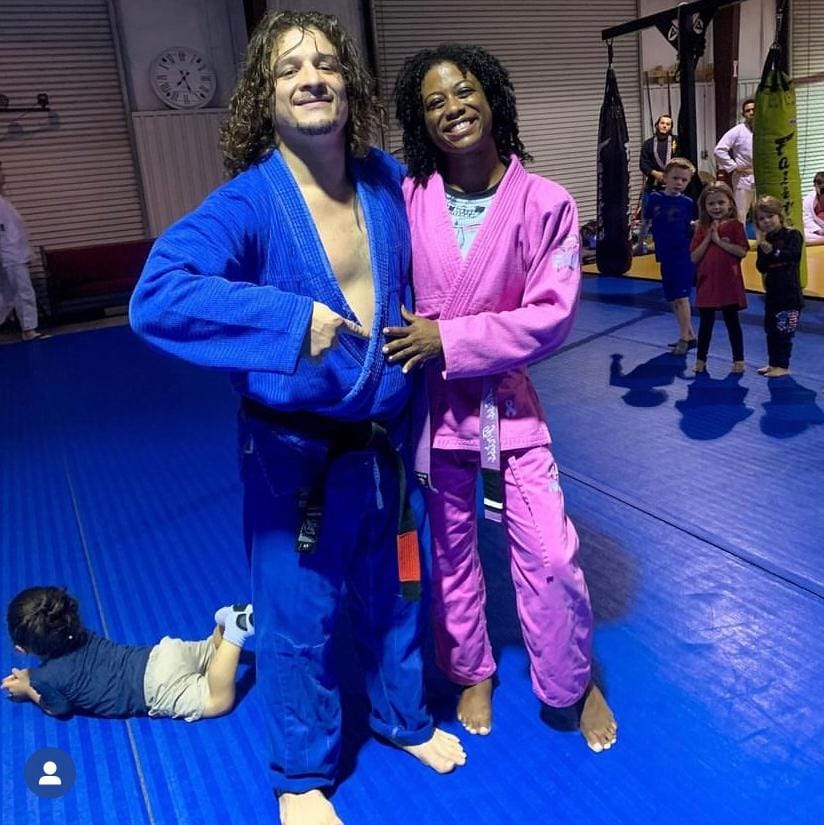 Customer photo review of Isami Light Purple Belt