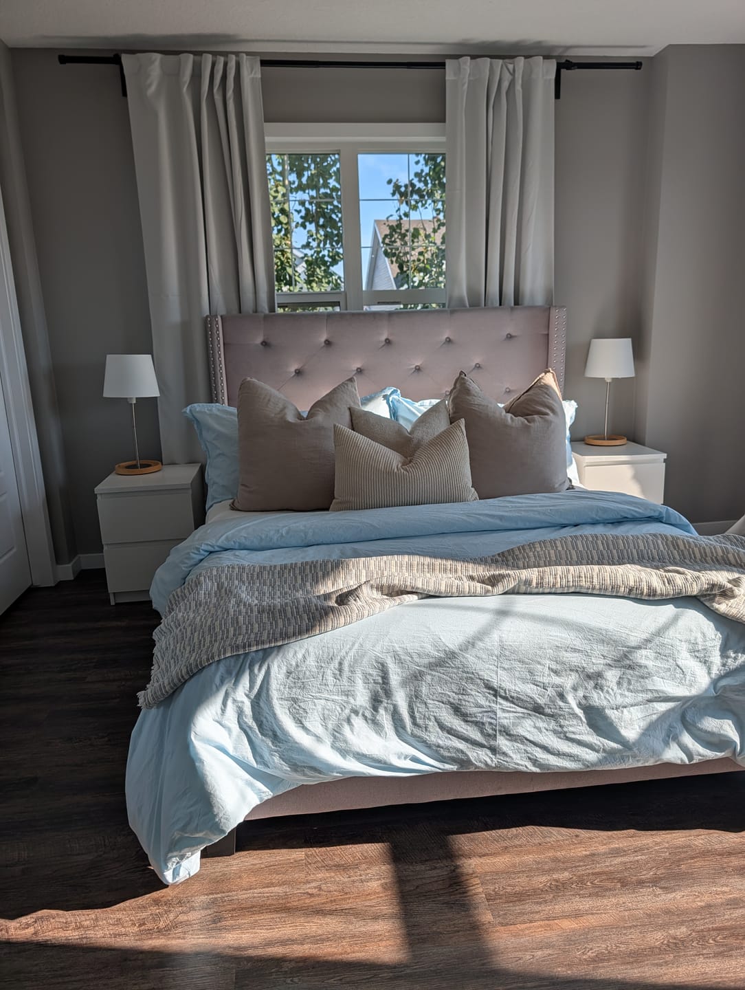 Customer photo review of Breathable Duvet Cover