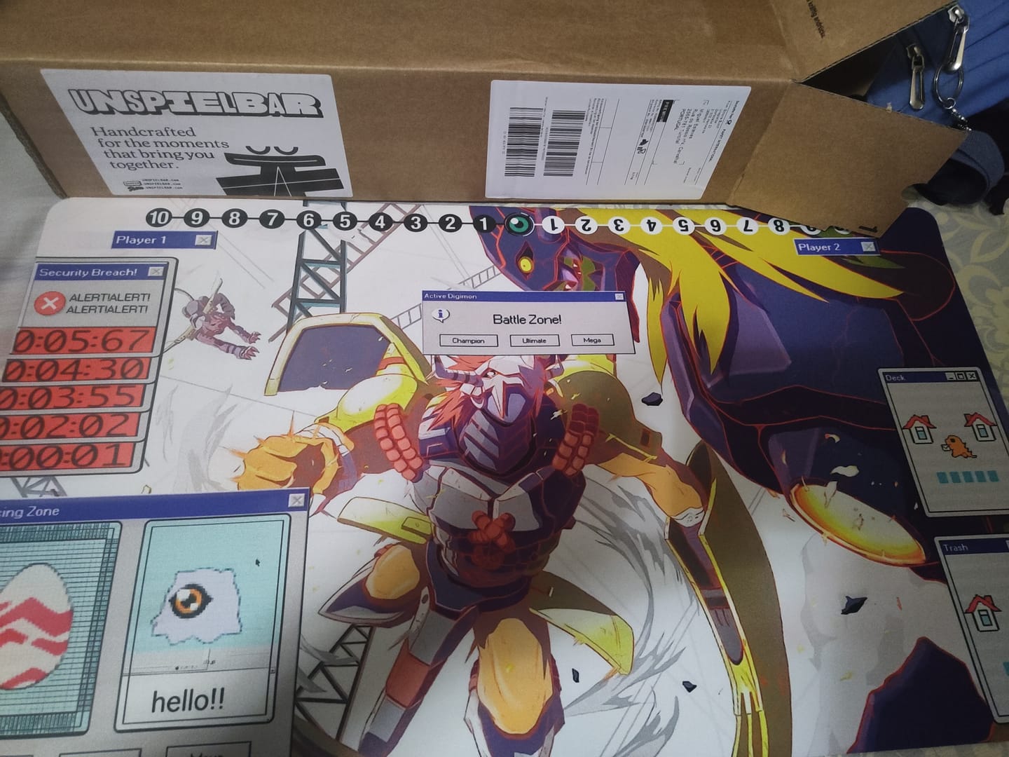 Customer photo review of "CUSTOM" Neopren Playmat