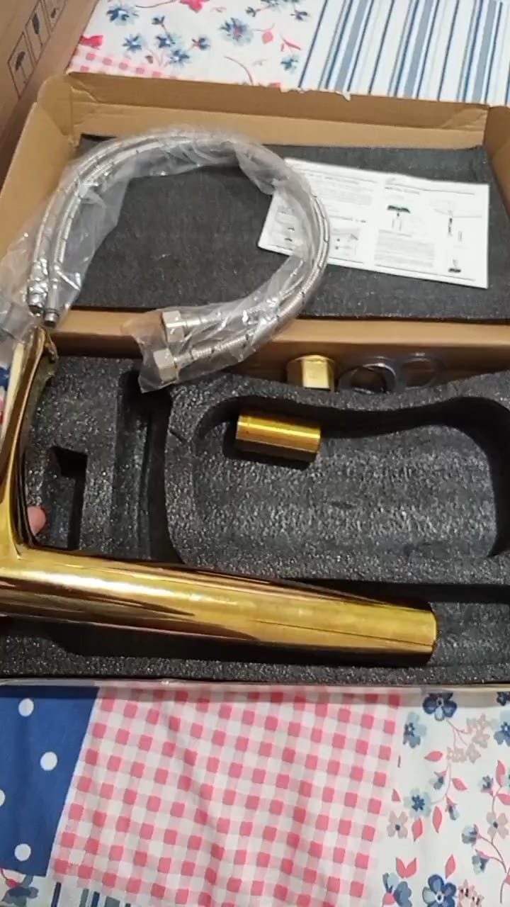 Customer photo review of Torneira Para Banheiro Gourmet Monocomando Aqua Lux