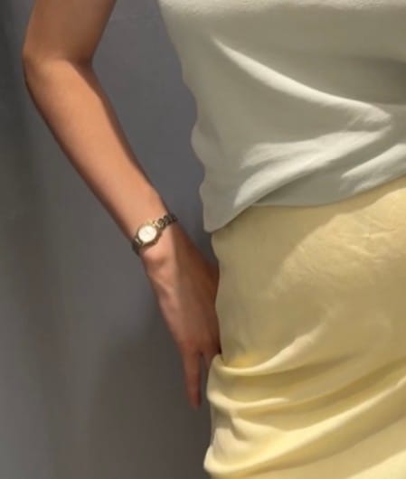 Customer photo review of Sophie Gold Silver