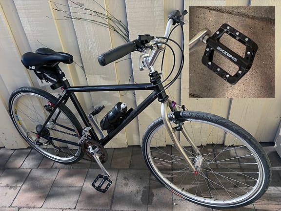 Customer photo review of High-Speed Bearing Nylon Bike Pedals