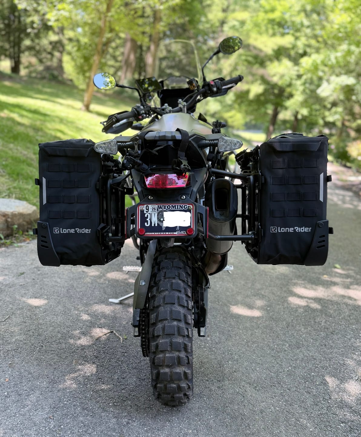Customer photo review of MotoBags – Semi-Rigid Motorcycle Bags
