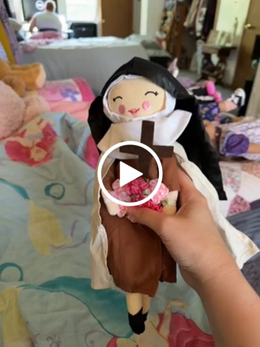 Customer video review of St. Thérèse of Lisieux Rag Doll