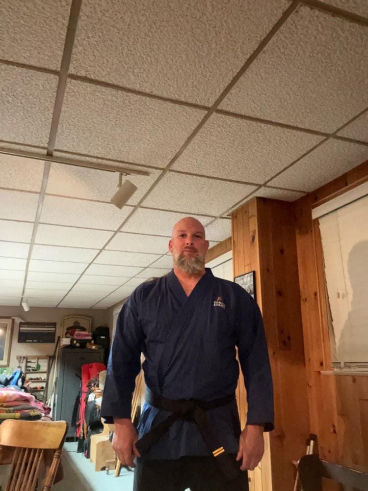 Customer photo review of Isami Karate Black Belt Premium