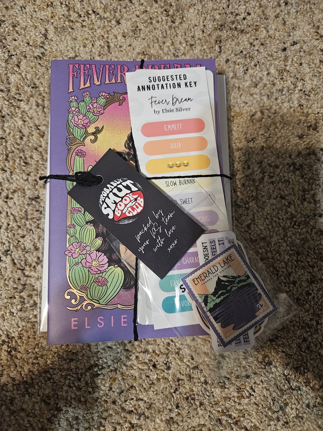 Customer photo review of good girl book club subscription
