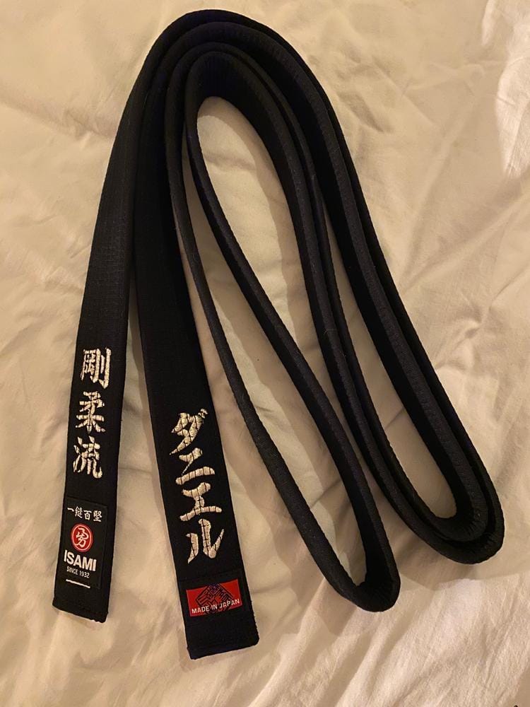 Customer photo review of Isami Karate Black Belt Premium