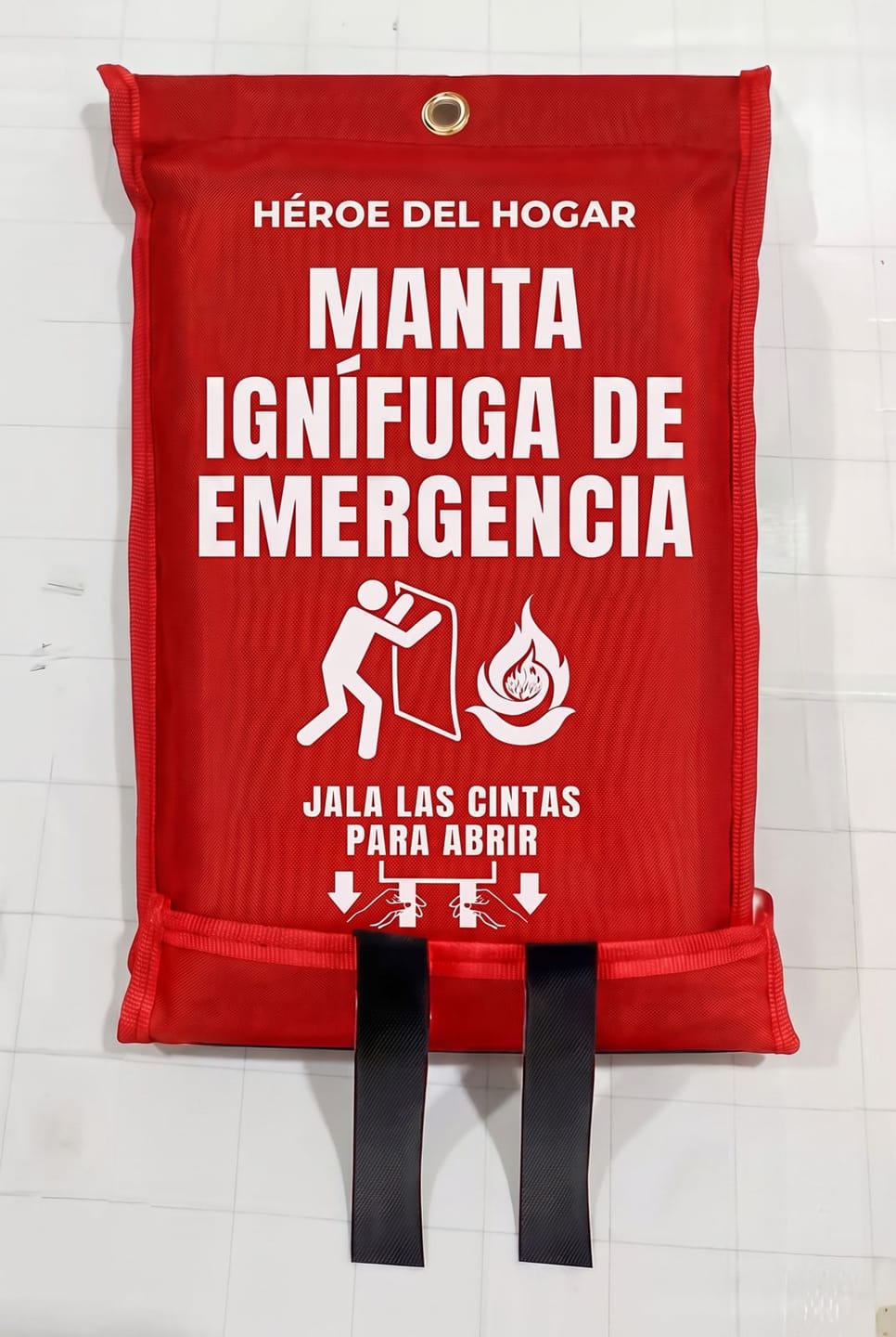 Customer photo review of Manta Ignífuga de Emergencia