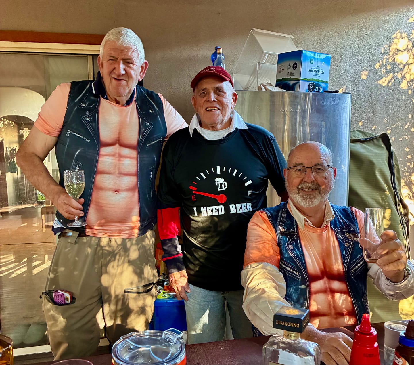 Customer photo review of Custom Funny Muscle Shirt - Personalized Gifts For Man, Motrocycle Lover