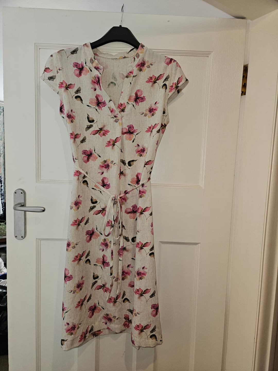 Customer photo review of Botanical Sprigs Linen Viscose Fabric