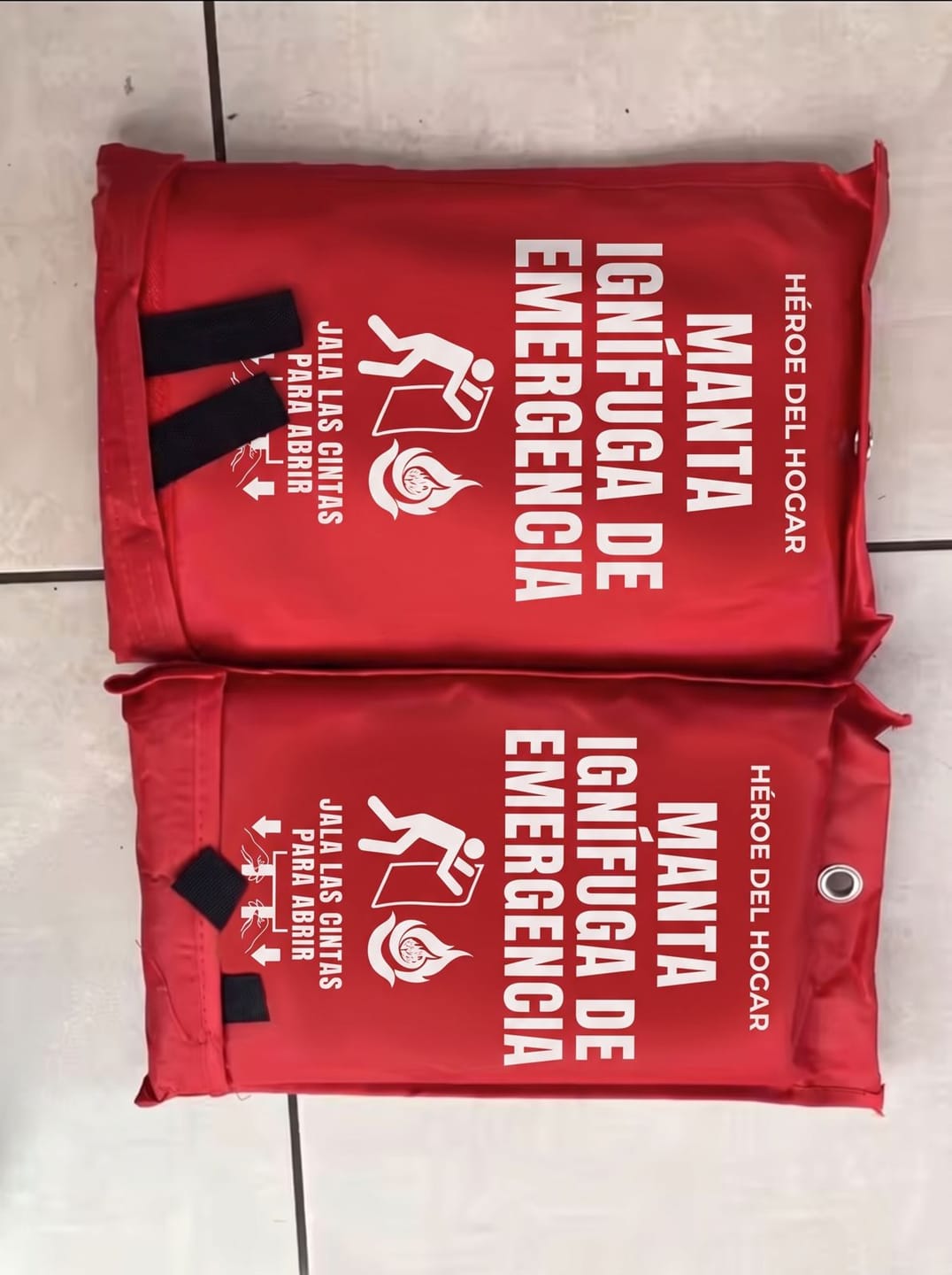 Customer photo review of Manta Ignífuga de Emergencia