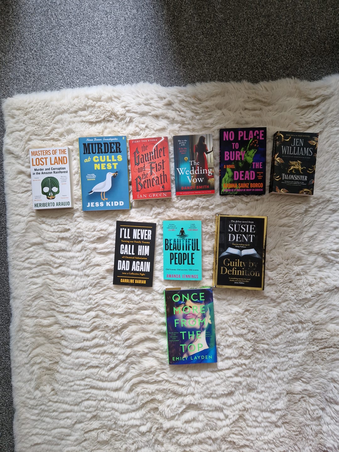 Customer photo review of Crime, Mystery & Thriller Book Box