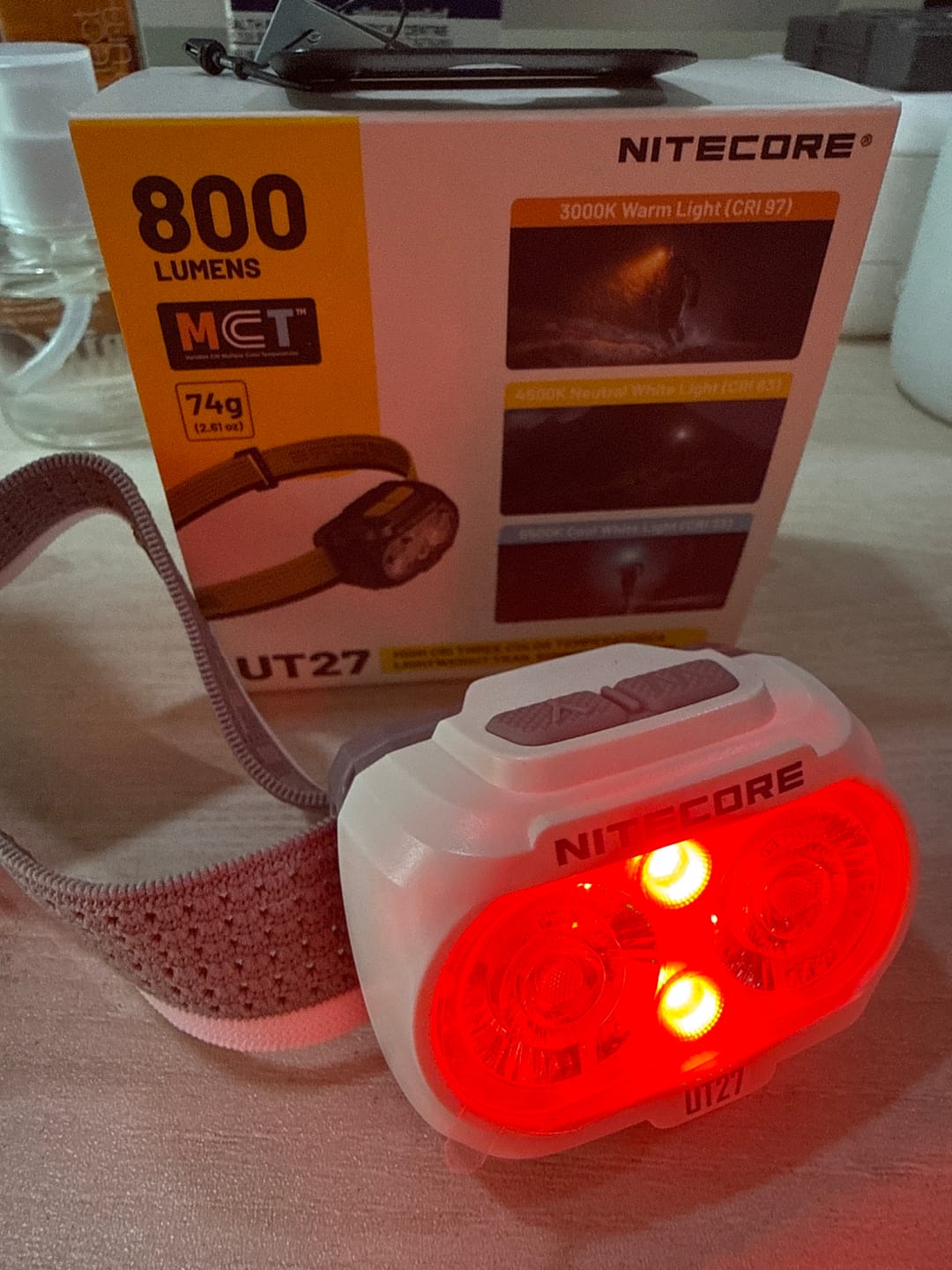 Customer photo review of UT27 MCT (Black) - 800 lumens