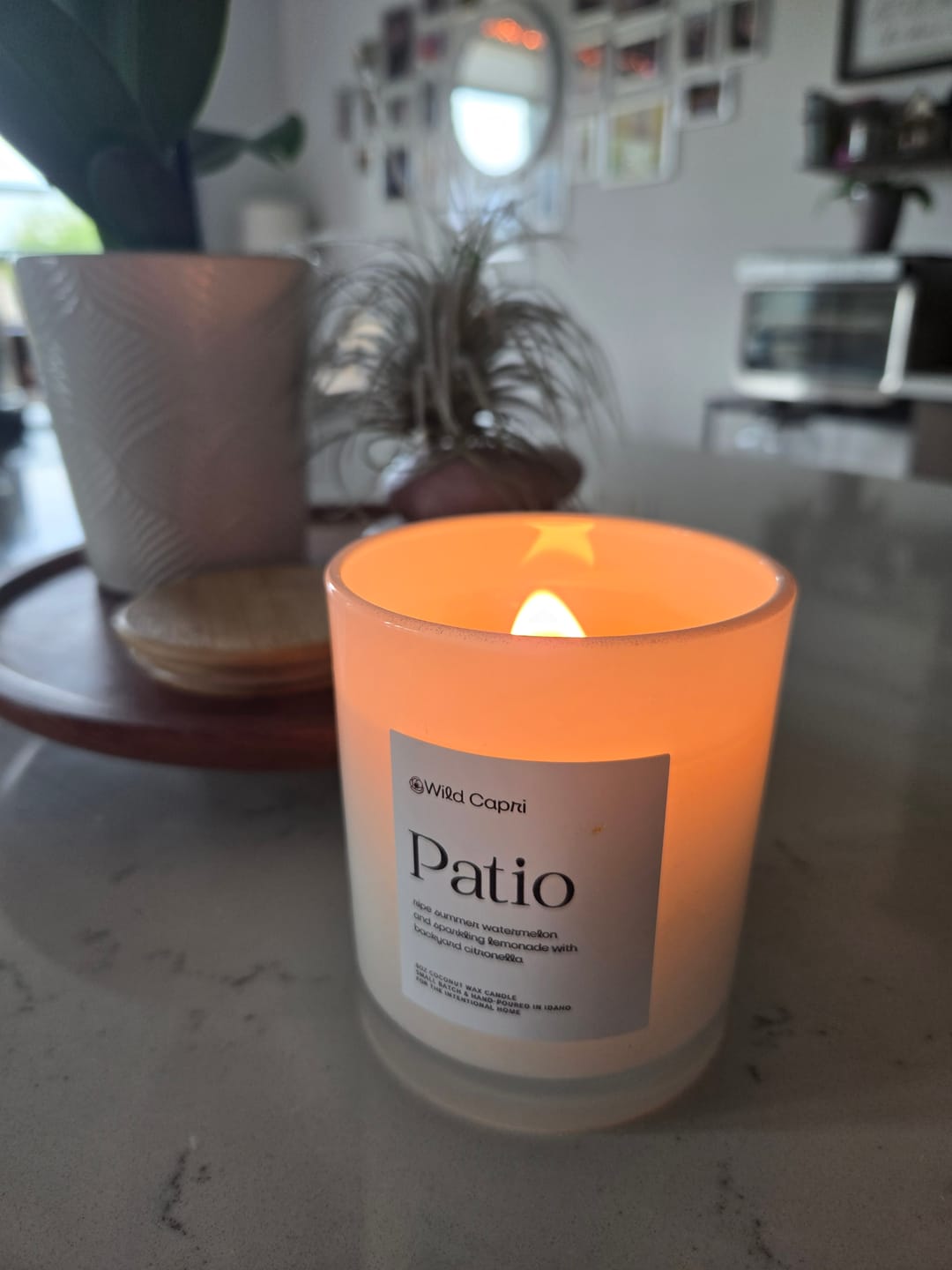 Customer photo review of Patio Candle