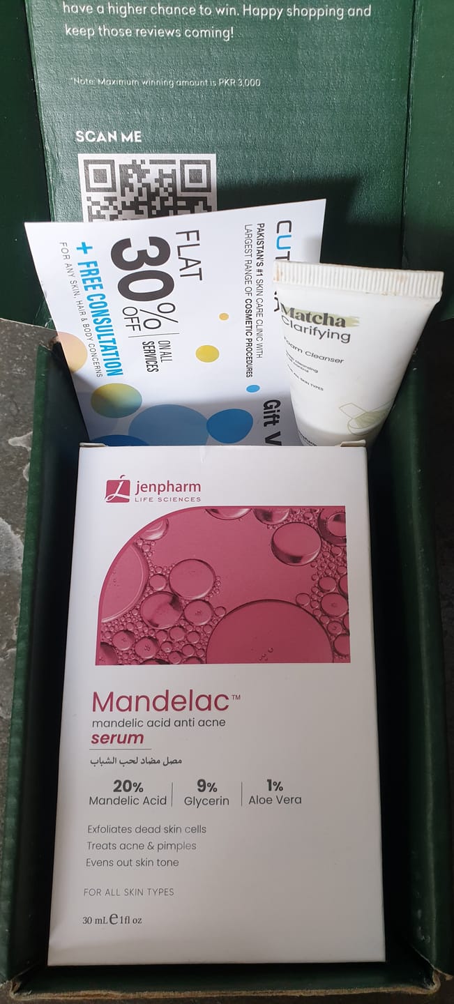 Customer photo review of MandelAC Serum