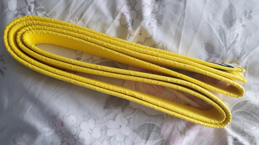 Customer photo review of Isami Yellow Belt