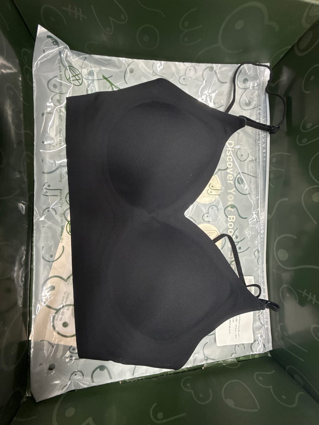 Customer photo review of Daily Lite Low Back Multi-way Bra In Black