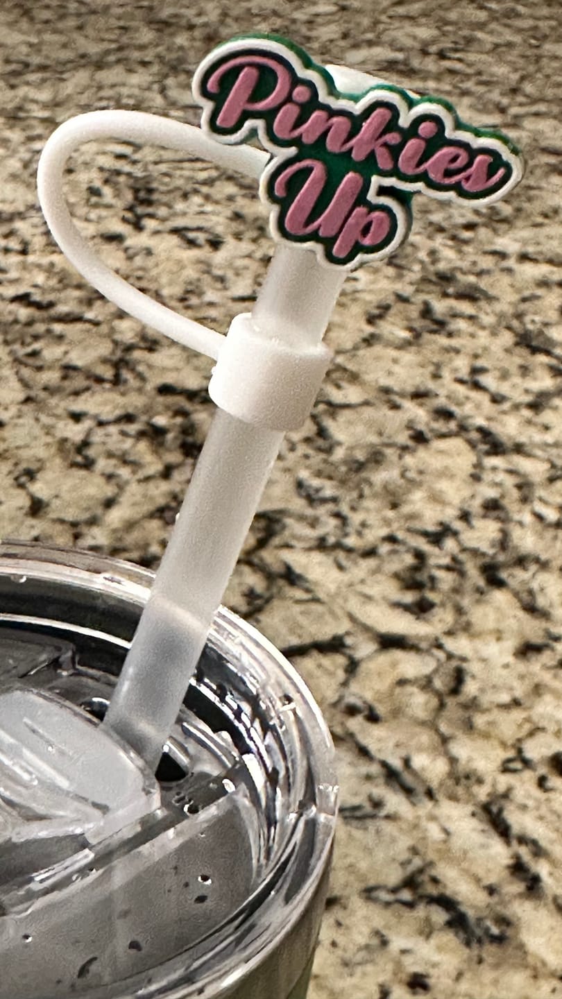 Customer photo review of Straw Topper-AKA Pinkies Up