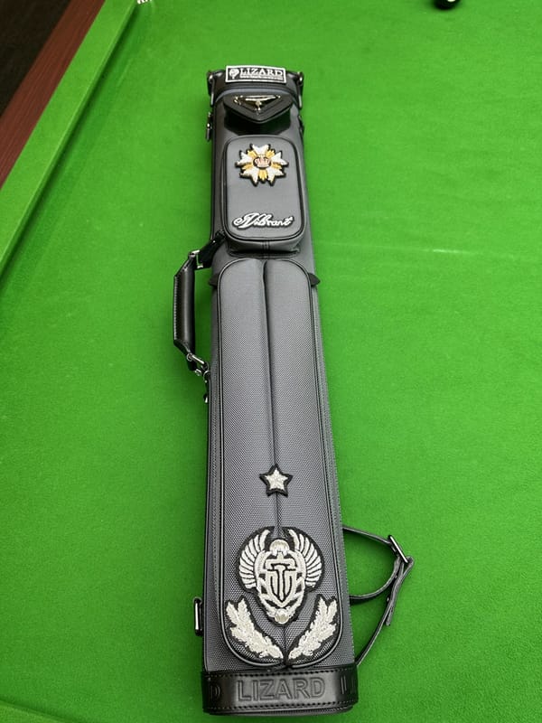 Customer photo review of Lizard Scarab Series Cue Case 3B4S