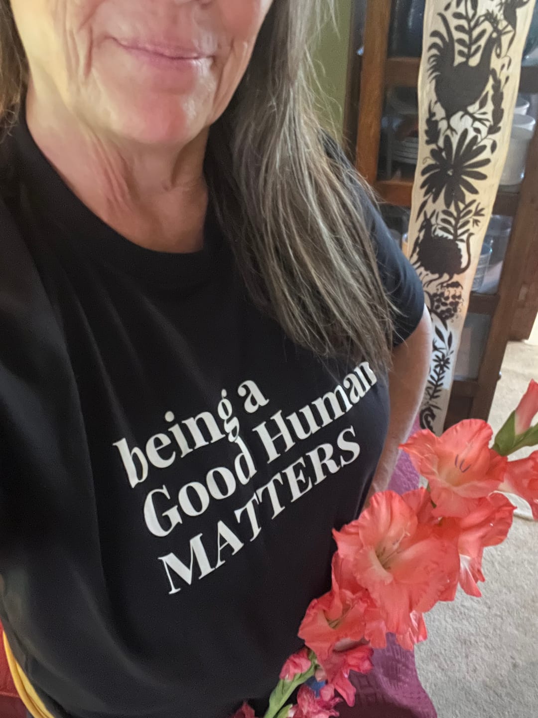 Customer photo review of Good Human Unisex T-Shirt