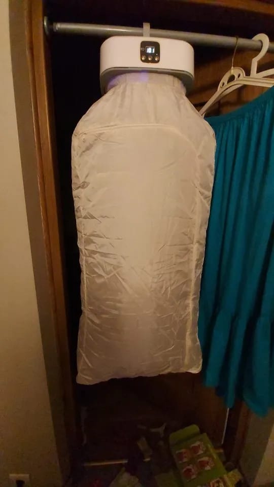 Customer photo review of Nuvora Dry® | Secador de Ropa Eléctrico Portátil