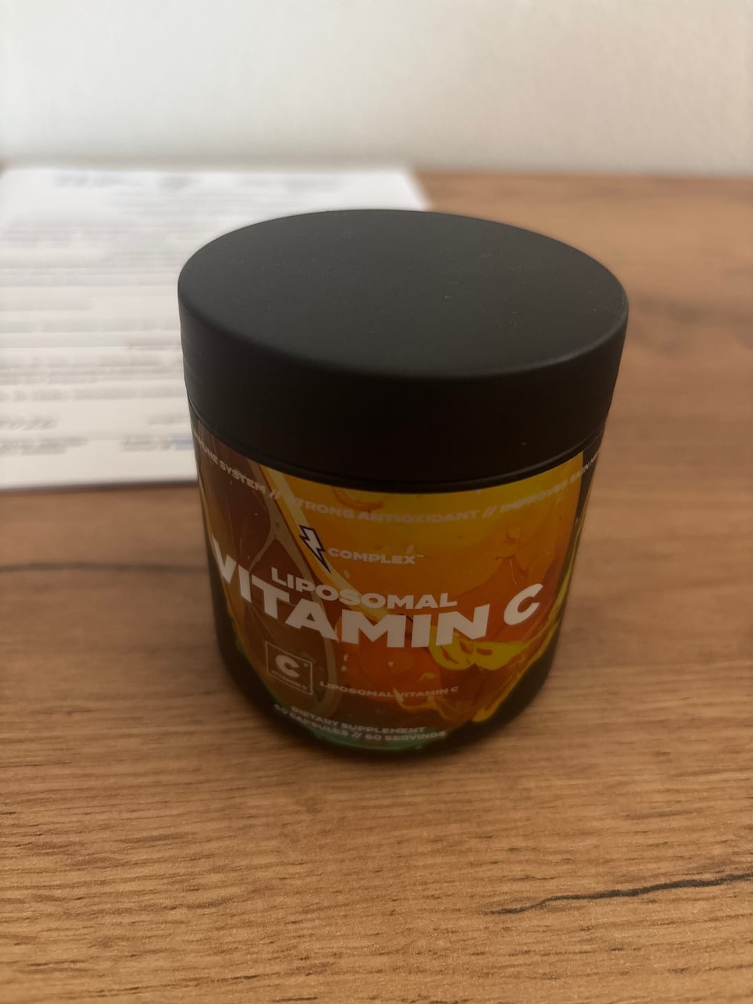 Customer photo review of Liposomal Vitamin C
