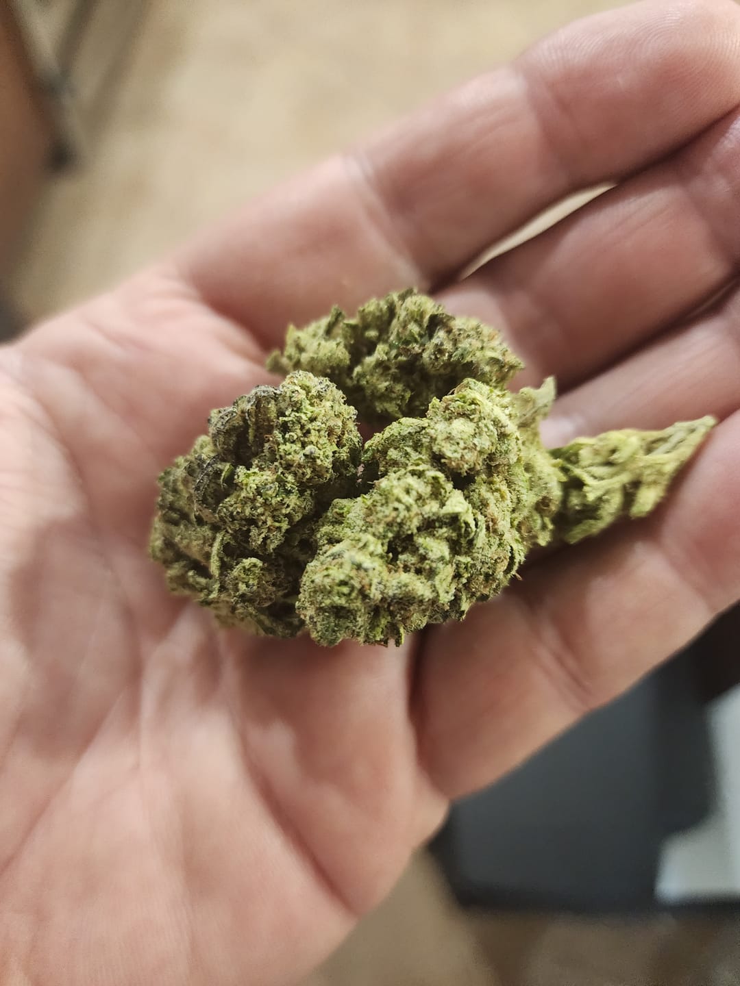 Customer photo review of Blue Crack THCA Flower