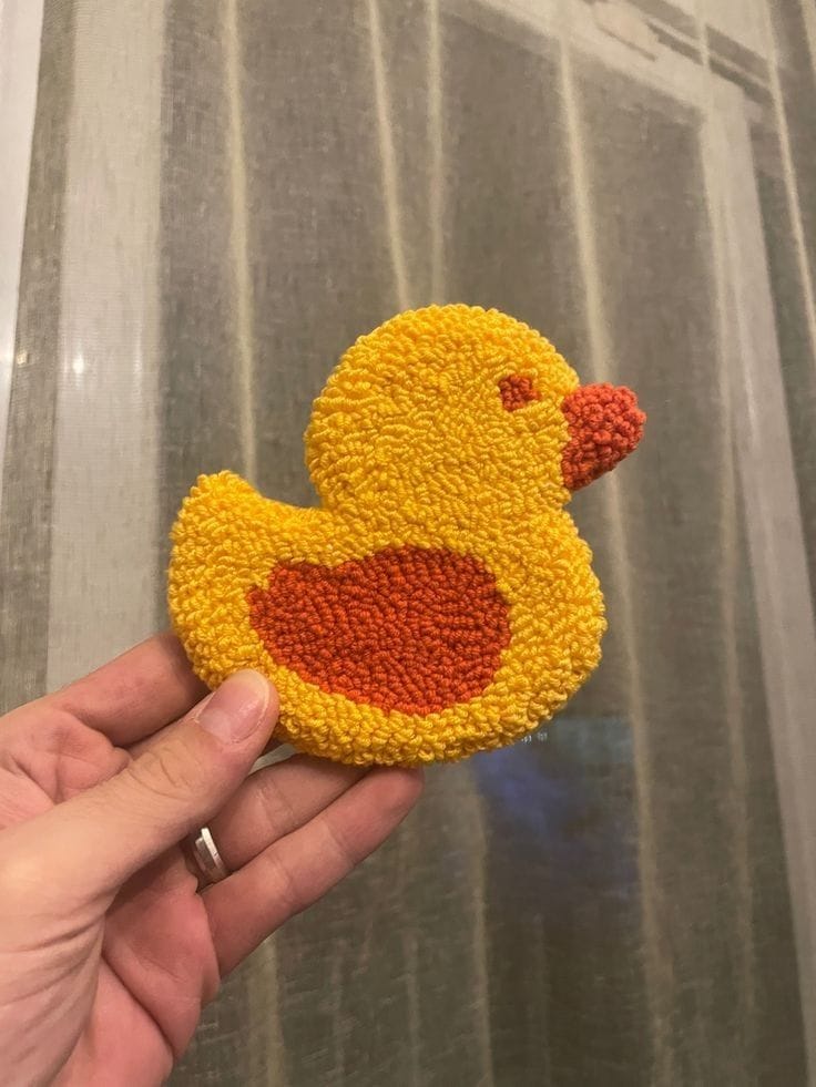 Customer photo review of Guía Bordado Ruso (Punch Needle) desde cero + 5 regalos