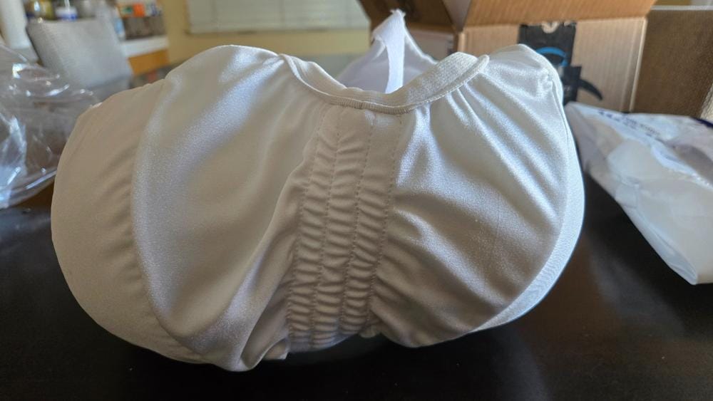 Customer photo review of Women's Karate Chest Guard