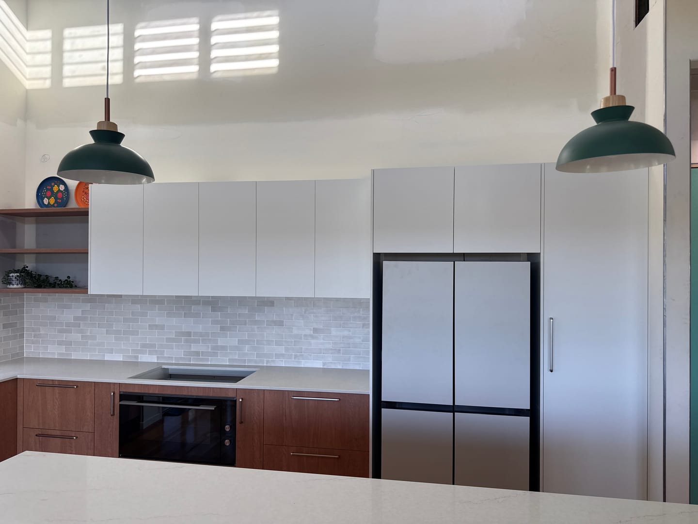 Customer photo review of Modern Single Pendant Dome Light for Kitchen