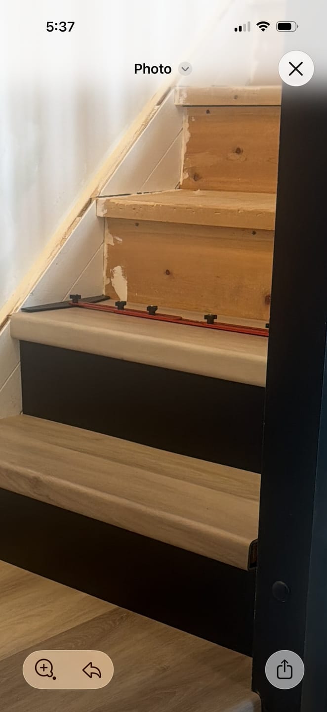 Customer photo review of Stair Tread Template Tool