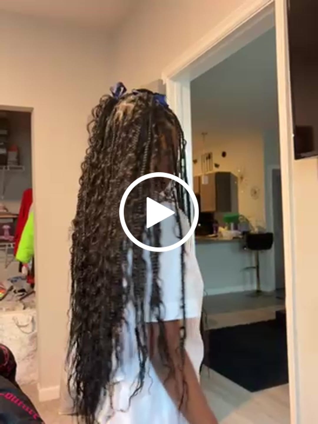 Customer video review of Wet & Wavy Bulk Hair Extensions for Braiding