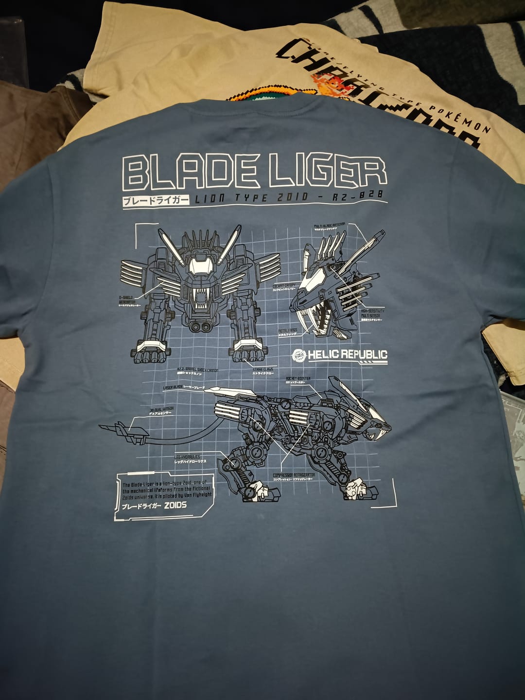 Customer photo review of Camisa Blade Liger - Zoids