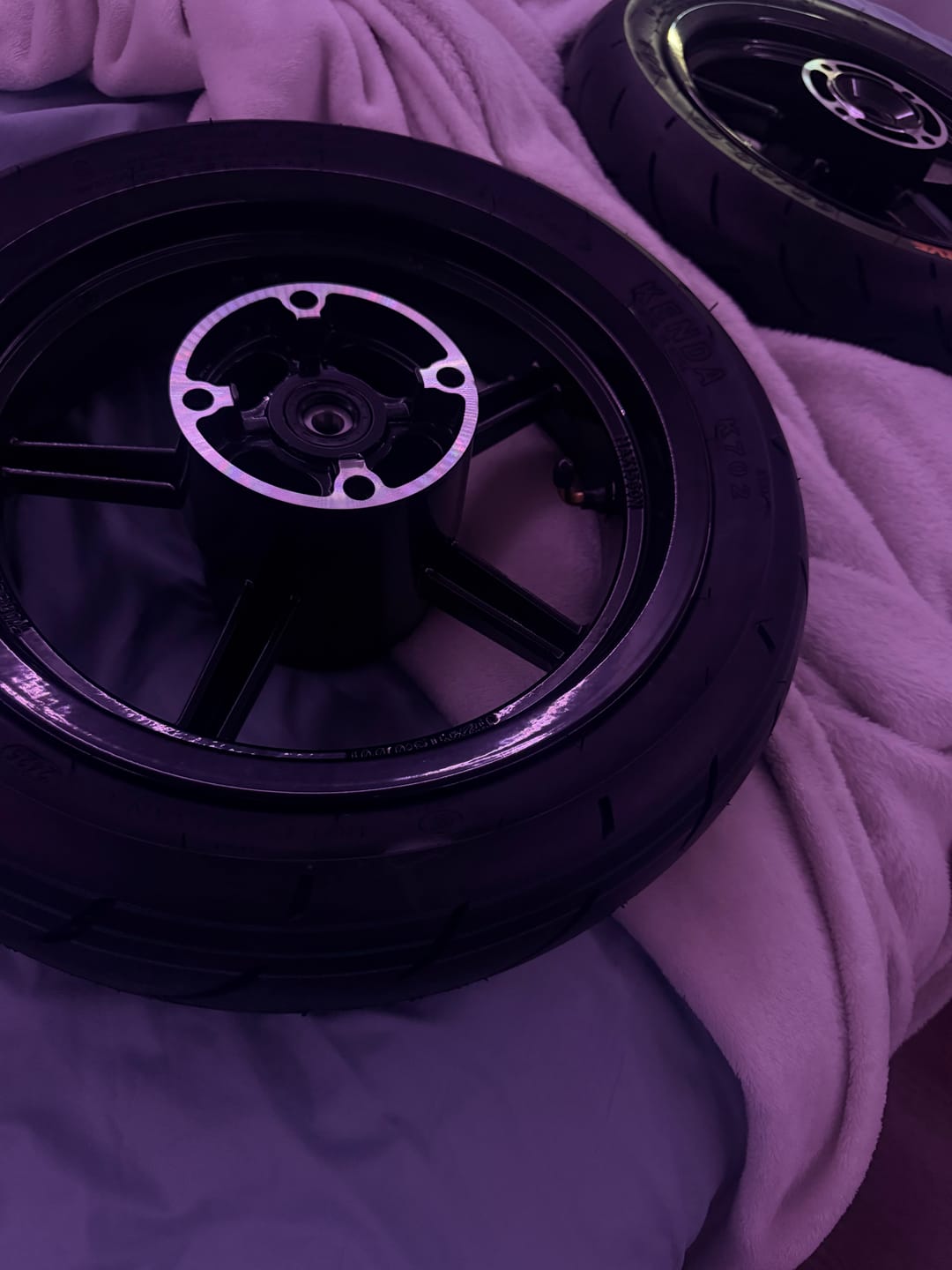 Customer photo review of Tuttio Soleil 01 / Yozma In 10 Supermoto Wheel Set