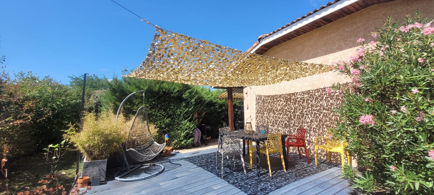 Customer photo review of Filet de camouflage renforcé câble acier