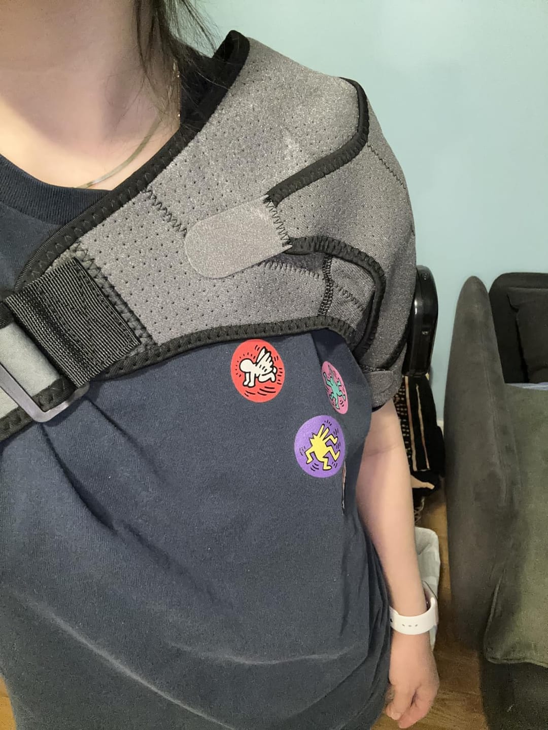 Customer photo review of Wisemed Shoulder Massager