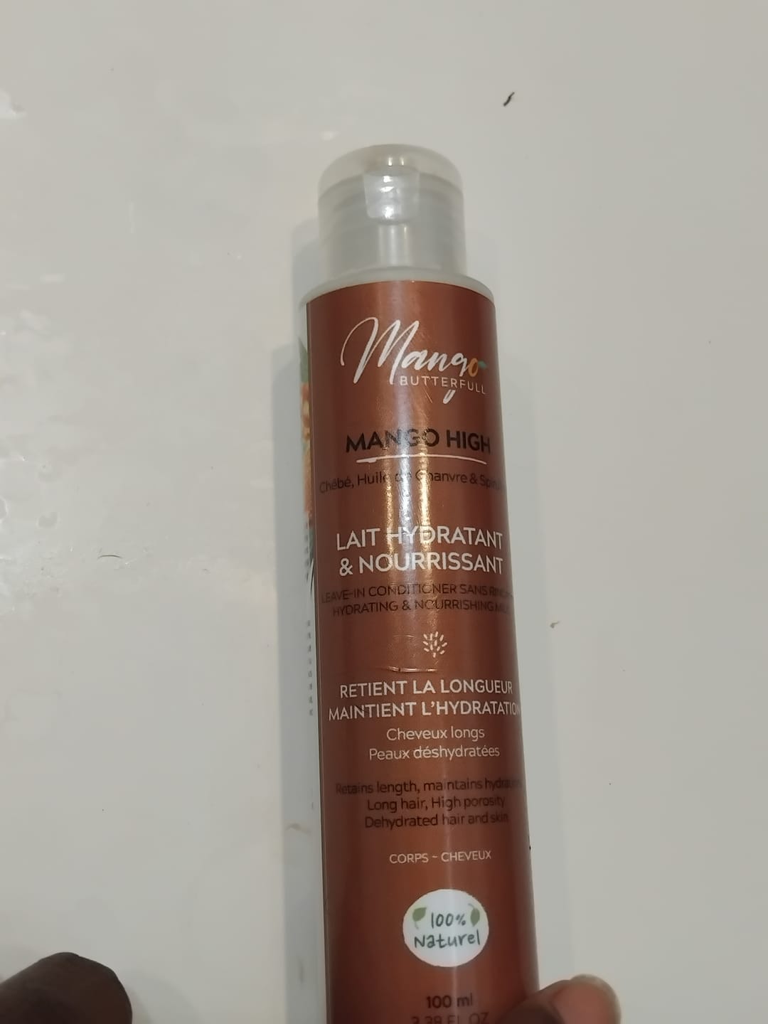 Customer photo review of Lait hydratant et nourrissant - HIGH