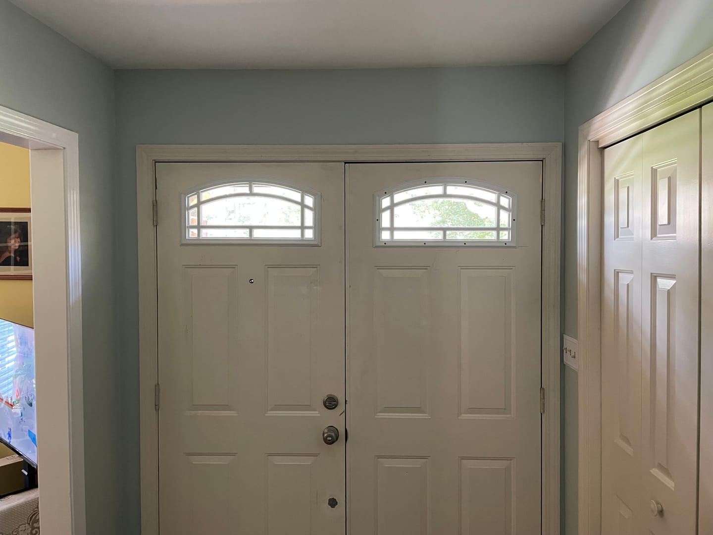 Customer photo review of Clear 11 Lite Glass and Frame Kit (Arch Top Fanlite)