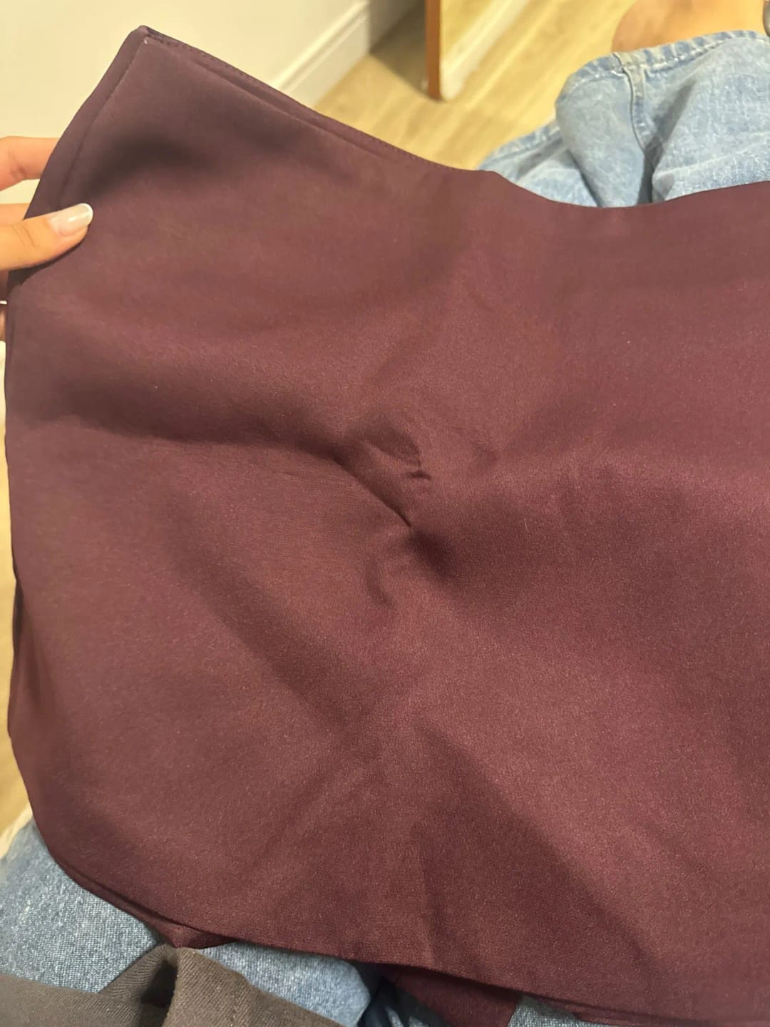Customer photo review of Tailored High-Waisted Skort