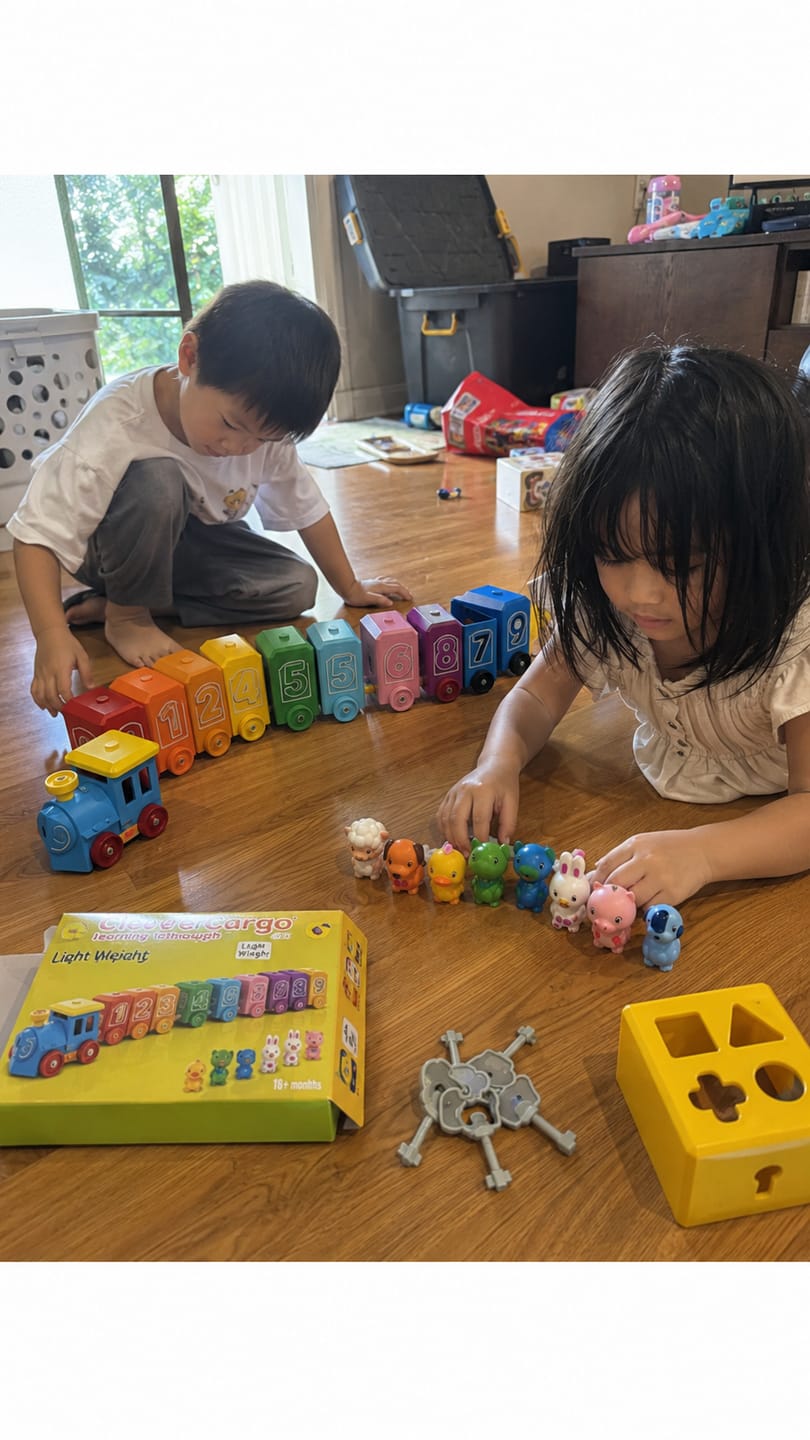 Customer photo review of CleverCargo™ Learning Train