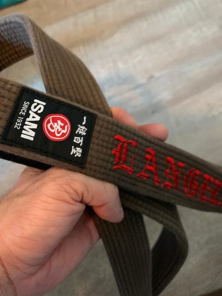 Customer photo review of Isami Brown Belt