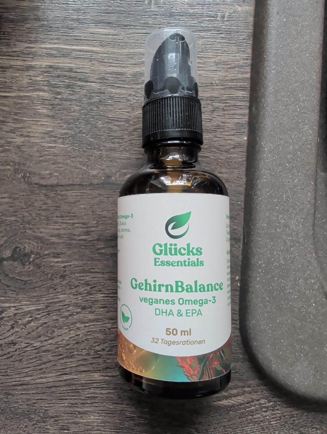 Customer photo review of GehirnBalance - Omega 3 DHA/EPA vegan - 50 ml