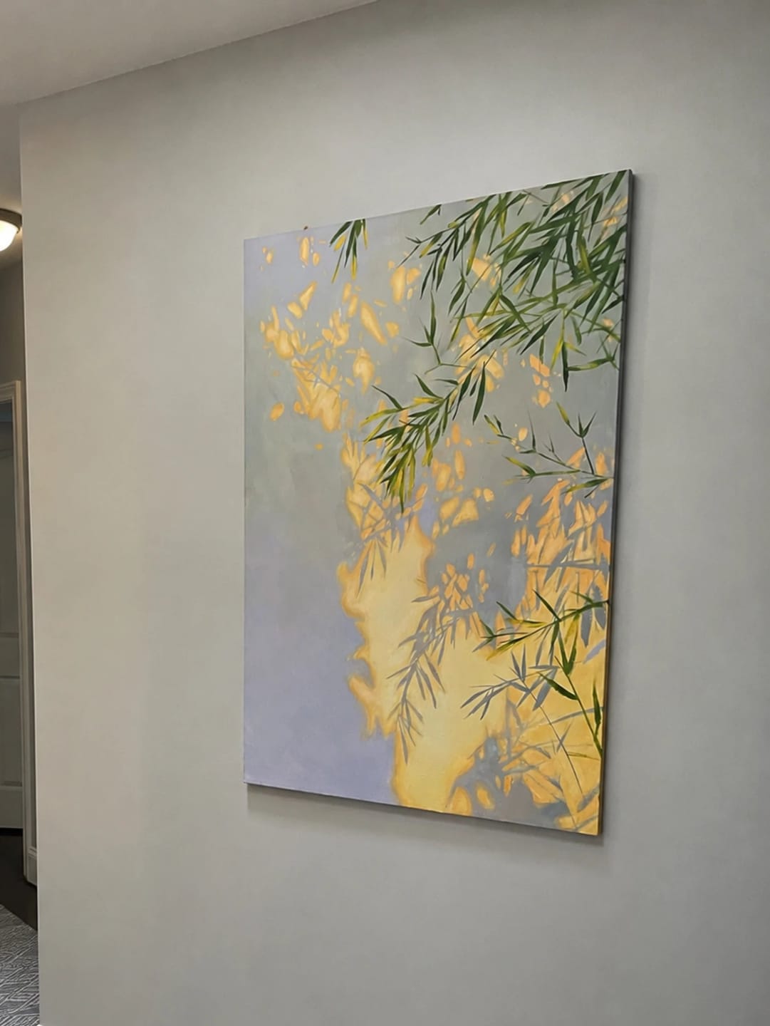Customer photo review of Expressive Contemporary Art｜Bamboo Light Reflection