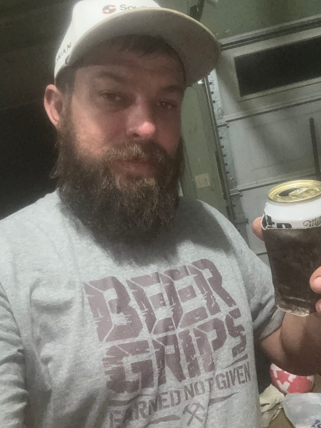 Customer photo review of Beer Grips Earned TShirt