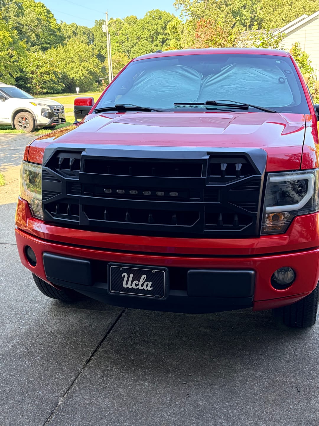 Customer photo review of Armor Grille W/ Off Road Lights For 2009-2014 Ford F150