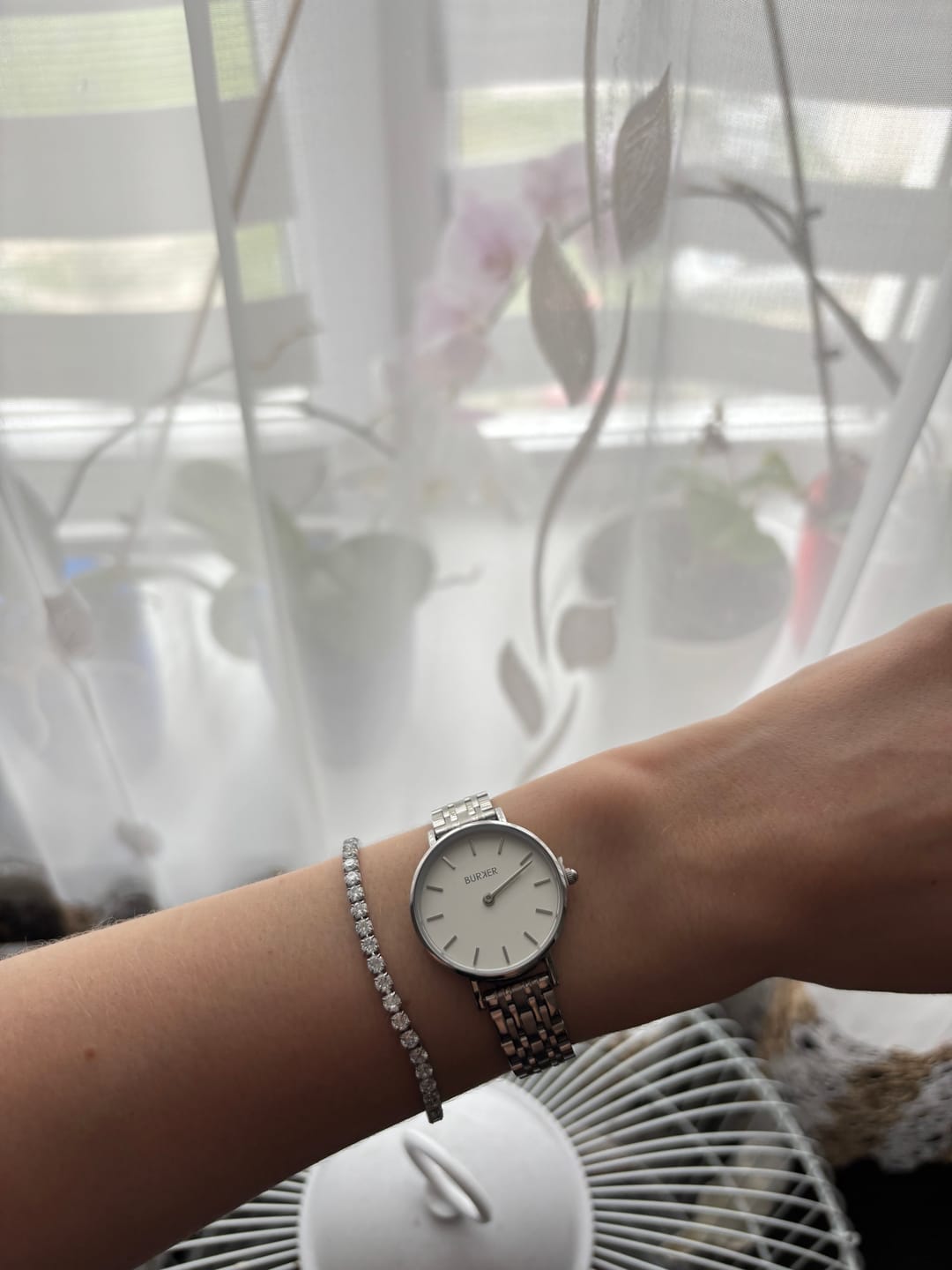 Customer photo review of Ruby Petite Silver White