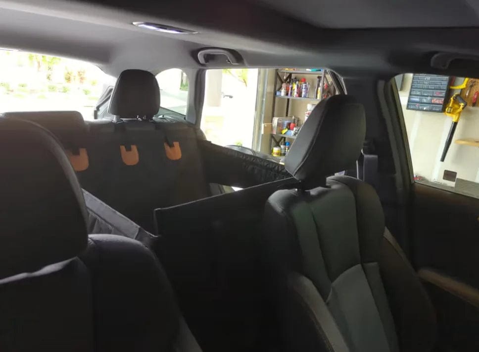 Customer photo review of Caisse de transport sécurisé voiture pour chien