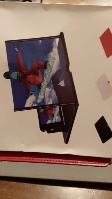 Customer photo review of Amplificador Pantalla Móvil
