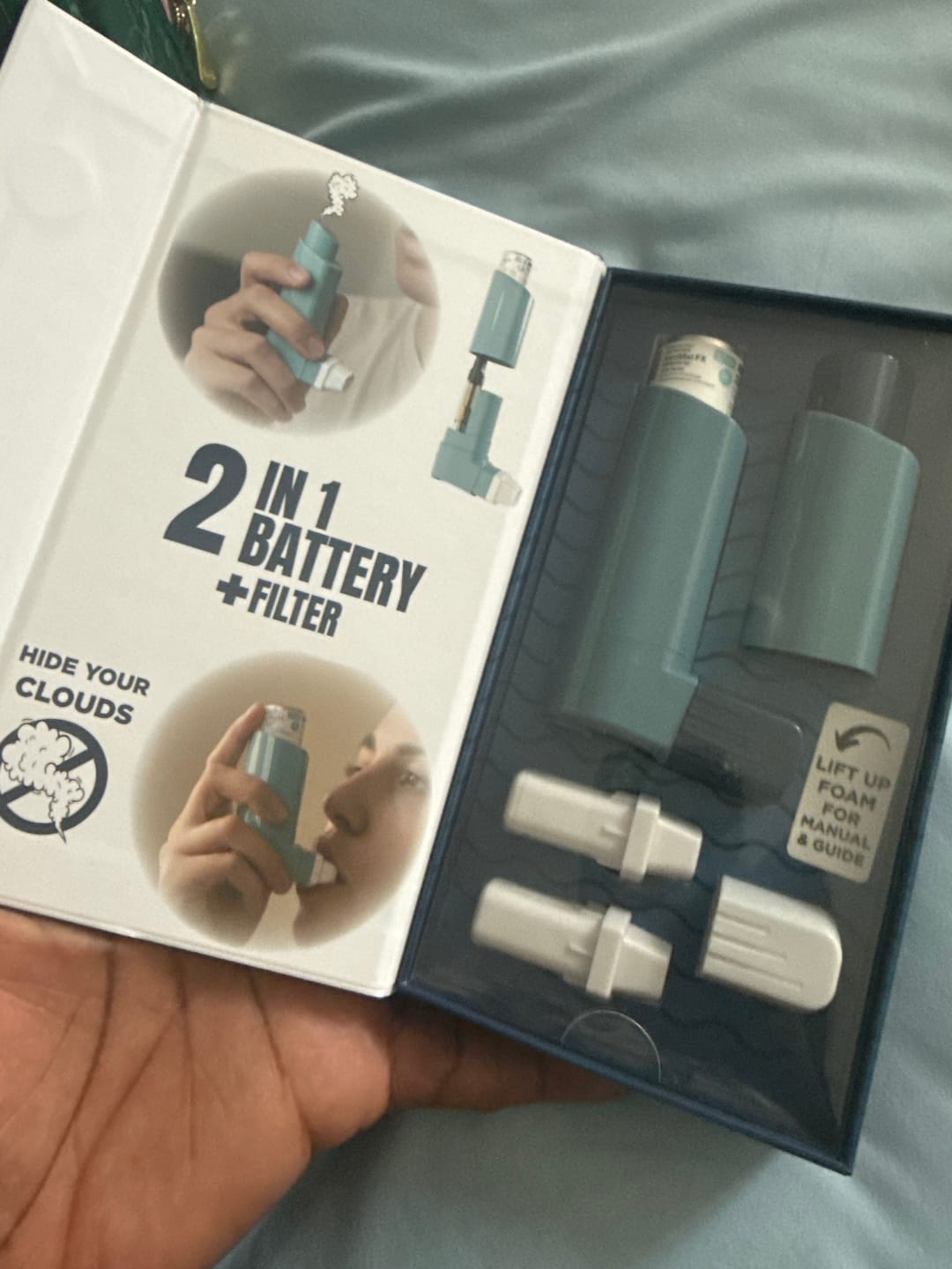 Customer photo review of Inhaler 510 Cart Battery + Cloud Filters